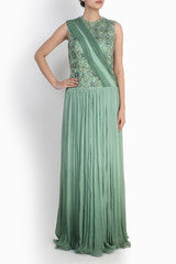 Siya Green Gown