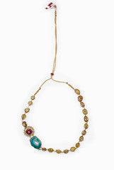 Siya Golden Thewa Necklace