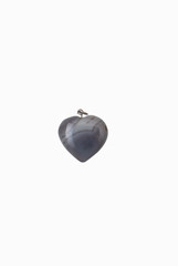 Siya Purple Stone Heart Pendant