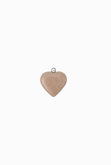 Siya Cream Stone Heart Pendant