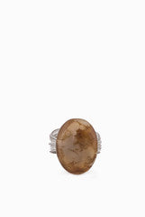 Siya Brown Stone Ring