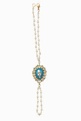 Siya Blue Finger Bracelet