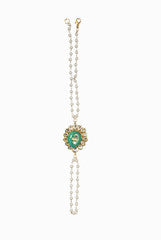 Siya Green Finger Bracelet