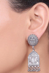 Silvermerc Hut Earring