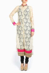 Shravya Varma Sherwani Style Net Tunic