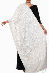 Closet Ranipink Off White Sequence Dupatta