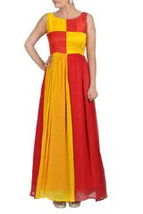Studio 41-Red and Yellow Gown