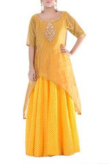 Studio 41-Sunshine Yellow Cotton Gown