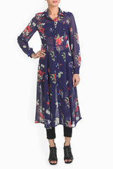The Style Aisle Floral Rush Tunic