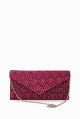 Sugar Mint Burnt Pink and Violet Red Envelope Flap