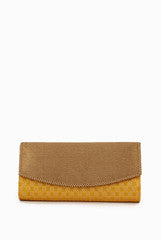 Sugar Mint Yellow and Golden Clutch