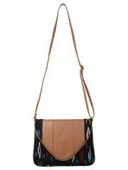 Sugar Mint-Ikkat Black Uzbek Sling Bag