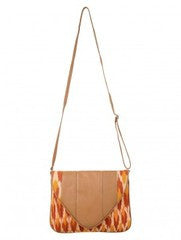 Sugar Mint-Ikkat Yellow Uzbek Sling Bag