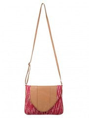 Sugar Mint-Ikkat Pink Uzbek Sling Bag