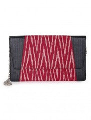 Sugar Mint-Ikkat White Clutch