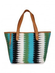 Sugar Mint-Ikkat Multicolored Tote Handbag