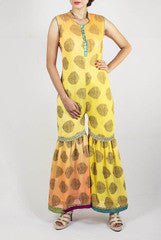 Sugarlips by Sakina Amin Yellow Jumpsuit