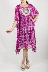Sugarlips by Sakina Amin Purple Shibori Printed Dress