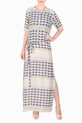 SOUP by Sougat Paul Monochrome Slit Tunic