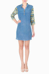 SOUP by Sougat Paul Blue Tunic