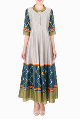 SOUP by Sougat Paul Collared Kalidar Kurta