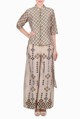 SOUP by Sougat Paul High-low Tunic & Palazzo Set