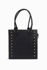 Tisora Black Studded Handbag