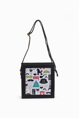 Tisora French Print Sling Bag