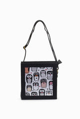 Tisora Penguin Print Sling Bag