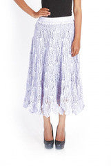 Uppada Light Lavender Cotton  Skirt