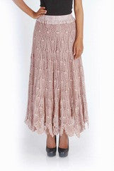 Uppada Light Brown  Crochet Skirt