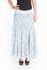 Uppada Grey Crochet Long Skirt