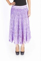 Uppada Lavender Crochet Skirt