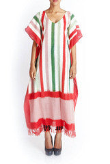 Uppada Striped Ikat Kaftan