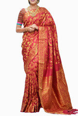 Uppada Banaras Handloom Silk  Saree