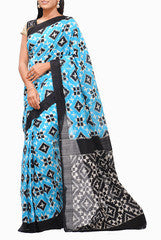 Uppada Ikat Talia Handloom Cotton  Saree
