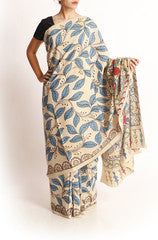 Uppada Multicolor Kalamkari Hand Painted