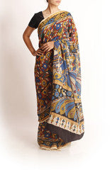 Uppada Kalamkari Cotton Hand Painted Saree