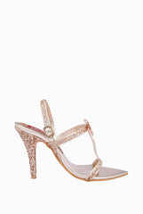 Veruschka Stardust gold Heels