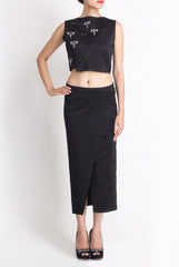 Vidhi Wadhwani Cut-work Overlap Co-Ord Set