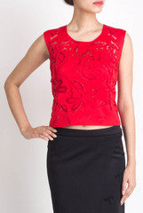 Vidhi Wadhwani Embellished Trapge Top