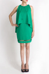 Vidhi Wadhwani Layered Green Dress