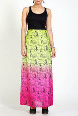Vivacious In Vogue Warli Maxi Skirt