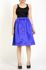 Vivacious In Vogue Electric Blue Vintage Skirt