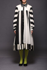 Vijay Balhara Black & White Anarkali Top