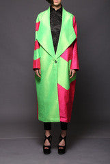 Vijay Balhara Color Block Coat