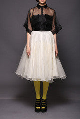 Vijay Balhara Sheer Shirt With Skirt