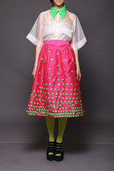 Vijay Balhara White Shirt With Skirt