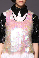Vijay Balhara Shirt And Crop Top Set