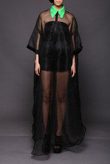 Vijay Balhara Sheer Shirt Dress